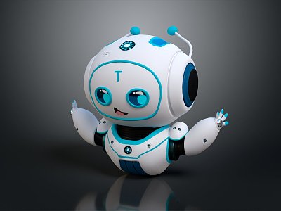 Modern Robot Intelligent Robot Cartoon Robot Animation Robot 3d model