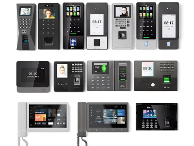 Projection Monitoring Devices With Various Models Screen Display Control Panels And Camera 3d model