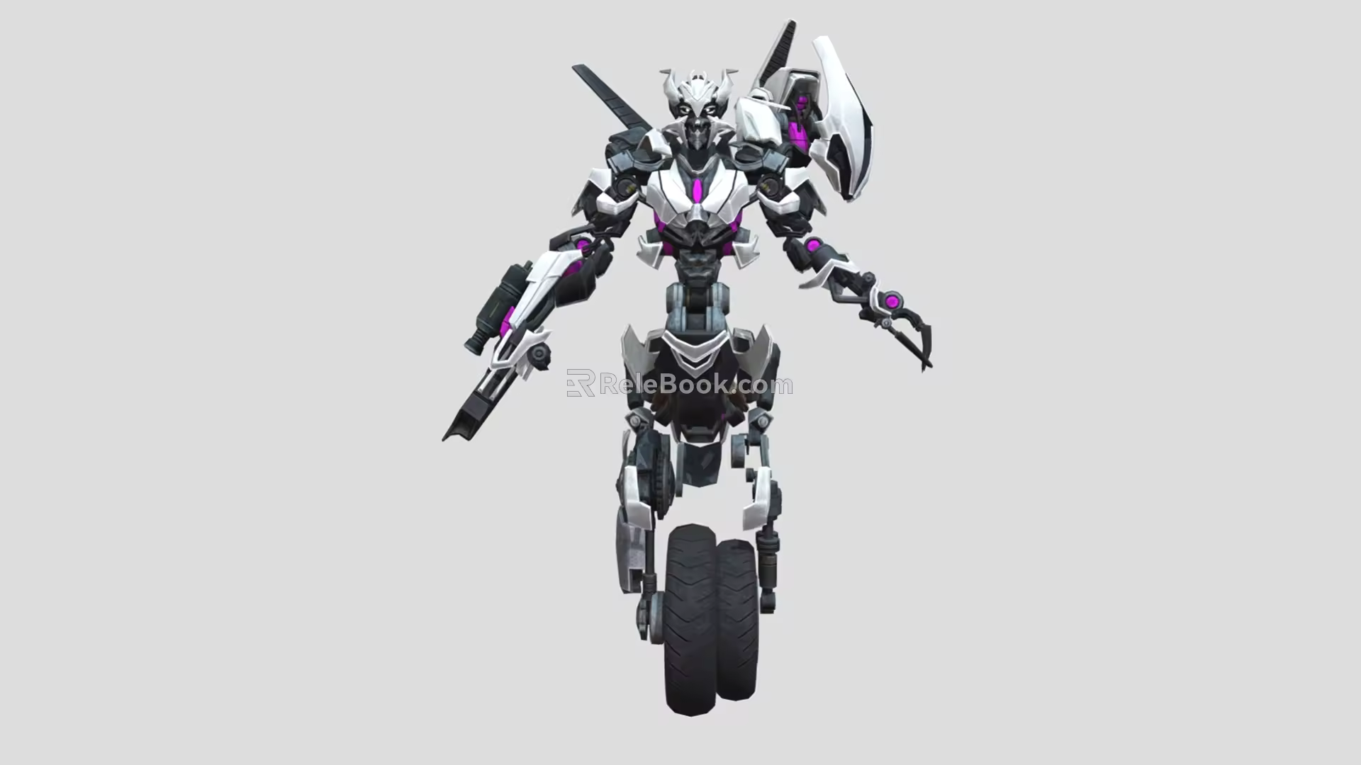 Decepticons Motorcycle Robot Mecha Warrior Terminator Destroyer Machine Warrior Robot Fighter Low Face Number Low Model Simple Model 3d model
