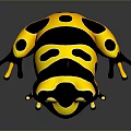 Frog Class Poison Frog Game Frog Reptile Cold Blooded Animal Reptile Class 3d model