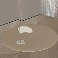 Round carpet 3d model