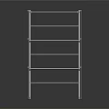 Foldable Metal Storage Rack With Multiple Shelves For Home Organization