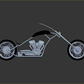 Motorcycle Two-wheeled Motorcycle Cross-country Motorcycle Road Race Motorcycle Motor Vehicle Transport 3d model