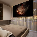 Modern Apartment A Panoramic Trim 3d model