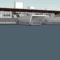 Modern Office Building With Glass Curtain Wall Landscaped Surroundings And Parking Space