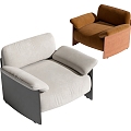 Single sofa 3d model