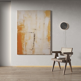 Quiet Light Luxury Decorative Painting 3d model