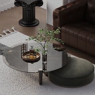 Modern coffee table 3d model