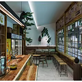 Waterfall Craft Beer Bar Exterior With Wooden Sign Large Glass Windows And Outdoor Stools