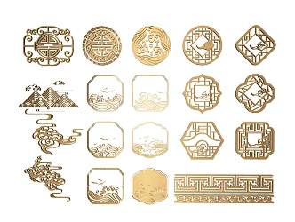 new chinese style carved 3d model
