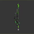 Crossbow Mechanical Crossbow Shift Bow and Arrow Shoot Far Equipment Weapons High-tech Crossbow 3d model