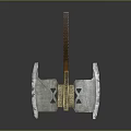 Tomahawk Axe Wooden Axe Handle Axe Mountain Axe Chopping Wood Axe Chopping Wood Axe Magic Axe 3d model