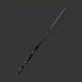 Purple Sword With Ornate Hilt Golden Pink Accents And Intricate Patterns