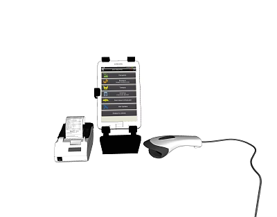 Cash register 3d model