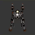 Mech Warrior Mech Soldier Machine Battlearm Mechanical Battlearm Machine Fighter Robot 3d model