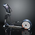 Elliptical Trainer Fitness Equipment With Digital Display Sturdy Frame And Modern Design