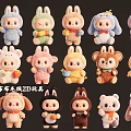 Labubu Plush 2D Toys With Cute Animal Shaped Designs And Various Soft Stuffed Figures