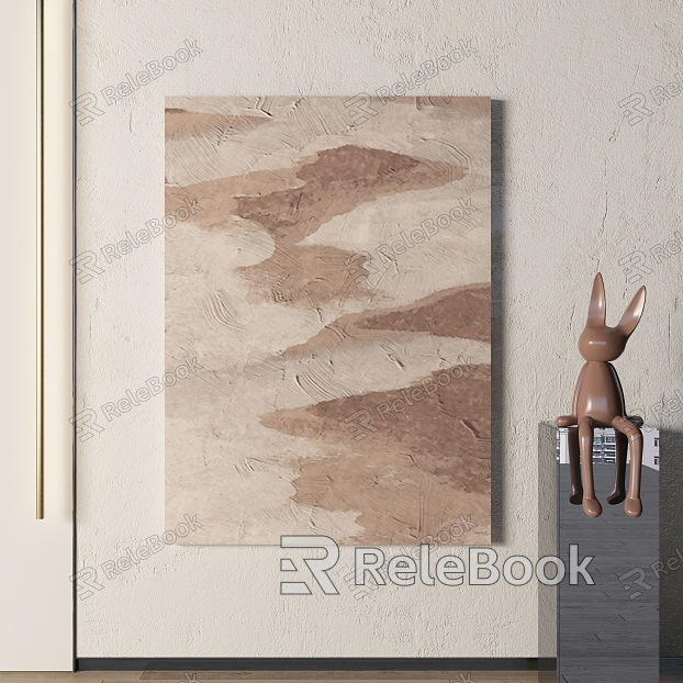 abstract decorative painting model