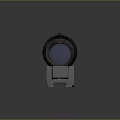 Commercial Black Scope Equipment With Optical Lens Adjustable Metal Base And Cylindrical Design
