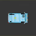 minibus minibus minivan driverless bus bus school bus van box car 3d model