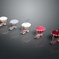 Vibrant Hot Air Balloon Amusement Equipment With Classic Design For Theme Parks