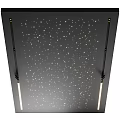 Starry Night Ceiling Design With Small LED Lights And Side Strip Lights