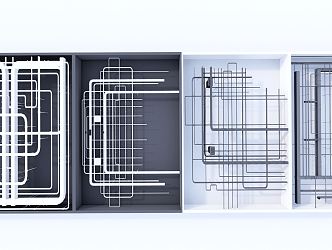 Modern Piping 3d model