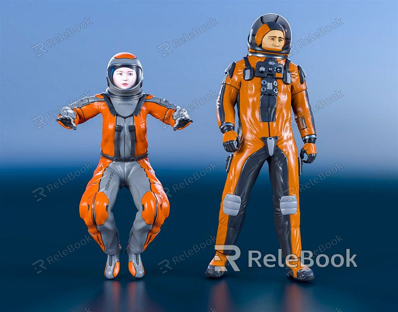 Modern astronaut astronaut astronaut pilot spacesuit model