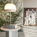 Modern table lamp medieval table lamp 3d model