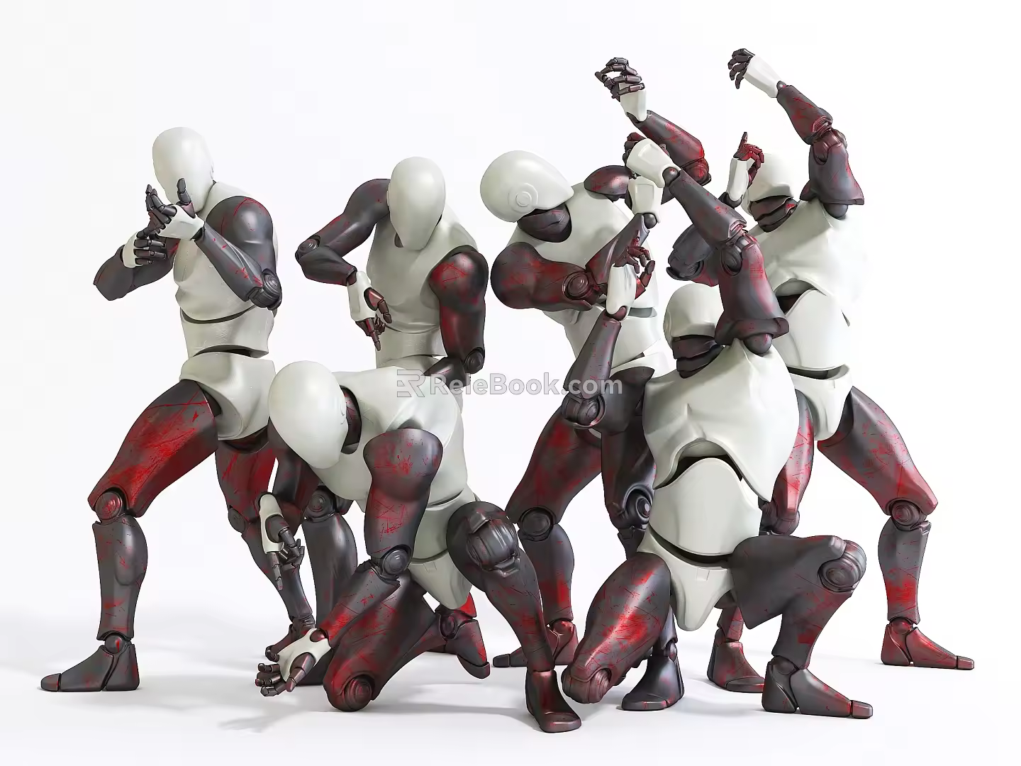 Modern Robots 3d model