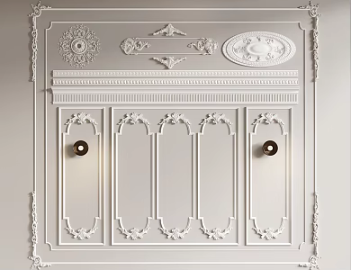 Jane Europe plaster line 3d model