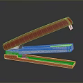 Red Stapler A Practical Daily Life Supply For Office And Home Needs