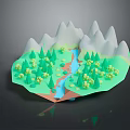 Game Environment Game Scene Fairy Tale Scene Fairy Tale Magic Scene Magic Item Fantasy Scene 3d model