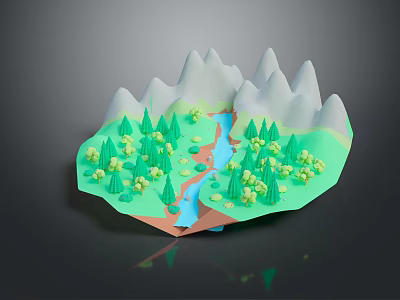 Game Environment Game Scene Fairy Tale Scene Fairy Tale Magic Scene Magic Item Fantasy Scene 3d model