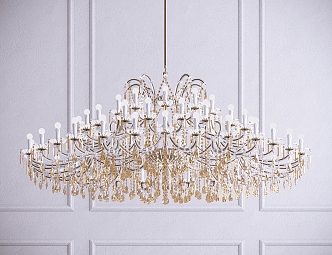 European Style Crystal Chandelier Luxury Crystal Chandelier 3d model