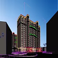 Elegant High Rise Residential Building With Modern Facade And Surrounding Greenery Trees