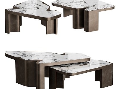 Modern Coffee Table Marble Coffee Table Metal Coffee Table Coffee Table Combination Shaped Coffee Table 3d model