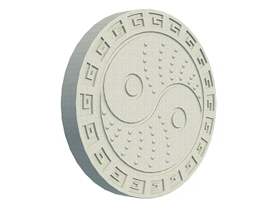 Outdoor floor tile 3d model