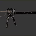 Heavy Duty Metal Caulk Gun With Spring Mechanism For Sealant Application