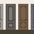 Stylish Hinged Doors with Diverse Panel Designs and Multiple Color Choices