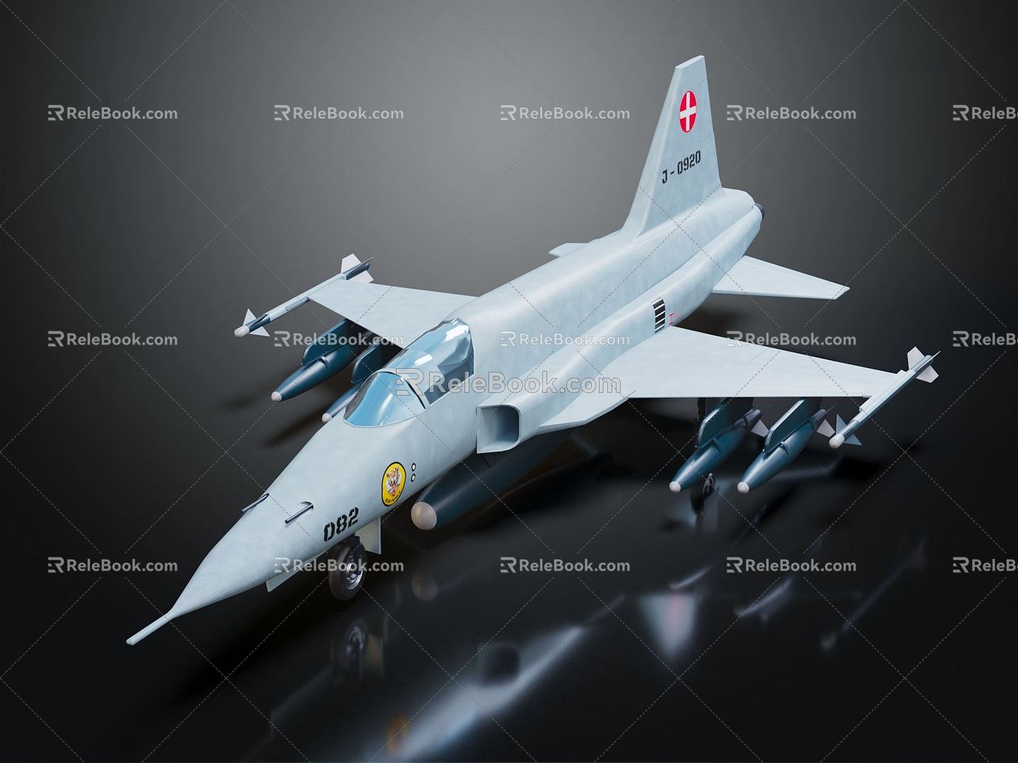 Modern Fighter Fighter Next Generation Aircraft 3d model