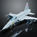 Modern Fighter Next Generation Aircraft 3d model