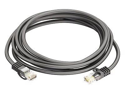 Reliable Ethernet Cable For Office Electronics Network Connection And Data Transfer 3d model