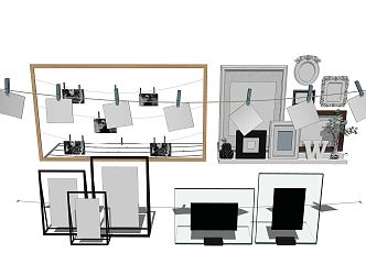 Modern Photo Frame 3d model