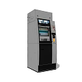 Public ATM Facility Self Service Cash Withdrawal Machine With Digital Screen And Card Slot