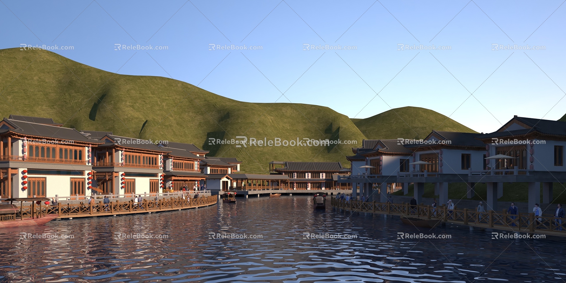 Chinese Resort 3d model