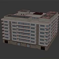Modern Multi Storey Residential Building With Light Facade Balconies And Dark Base