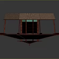 Octagonal Wooden Equipment Structure With Corrugated Panels Platform And Green Core