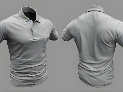 Realistic shirt 3D model 3d model