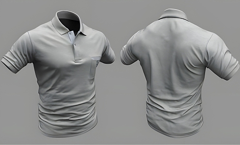 Realistic shirt 3D model 3d model